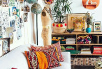 Stunning Bohemian Living Room Design Ideas 08