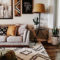Stunning Bohemian Living Room Design Ideas 10
