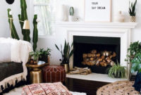 Stunning Bohemian Living Room Design Ideas 21