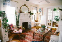 Stunning Bohemian Living Room Design Ideas 28
