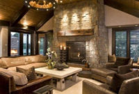 Amazing Lodge Living Room Decorating Ideas 01