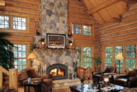 Amazing Lodge Living Room Decorating Ideas 12