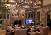 Amazing Lodge Living Room Decorating Ideas 29