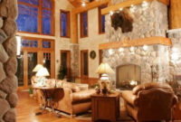 Amazing Lodge Living Room Decorating Ideas 44