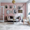 Cute Pink Lving Room Design Ideas 02