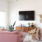 Cute Pink Lving Room Design Ideas 27