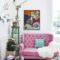 Cute Pink Lving Room Design Ideas 29