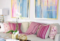 Cute Pink Lving Room Design Ideas 31