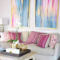 Cute Pink Lving Room Design Ideas 31