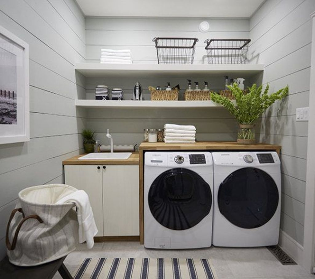 47 Efficient Small Laundry Room Design Ideas
