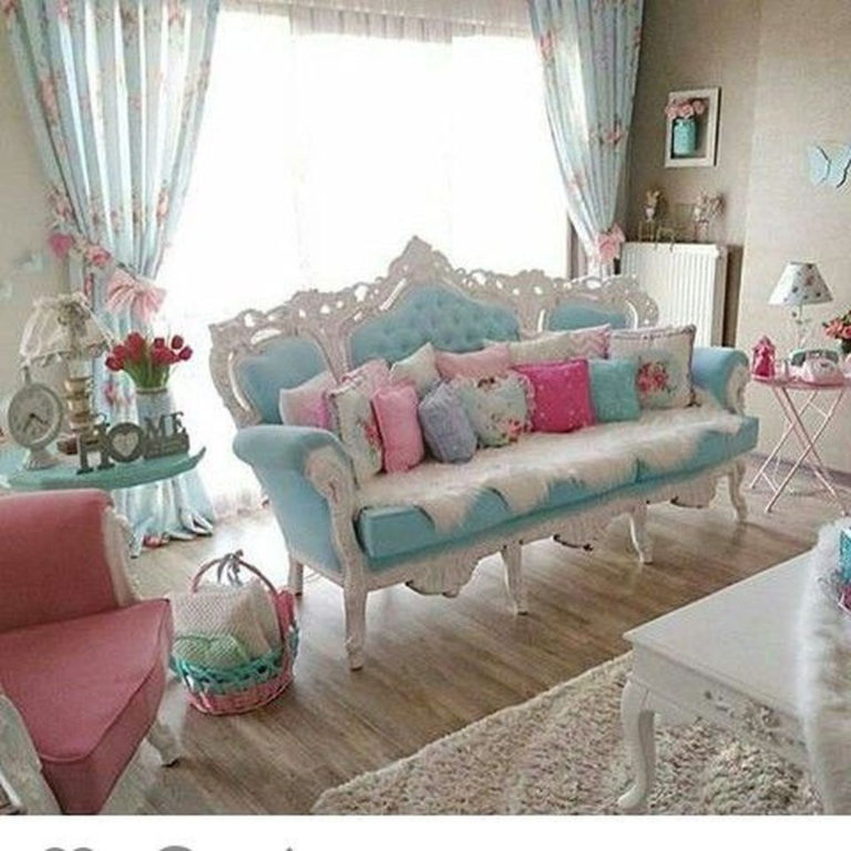 43 Lovely Shabby Chic Living Room Design Ideas – HOMYSTYLE