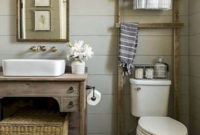 Stunning Rustic Farmhouse Bathroom Design Ideas 39
