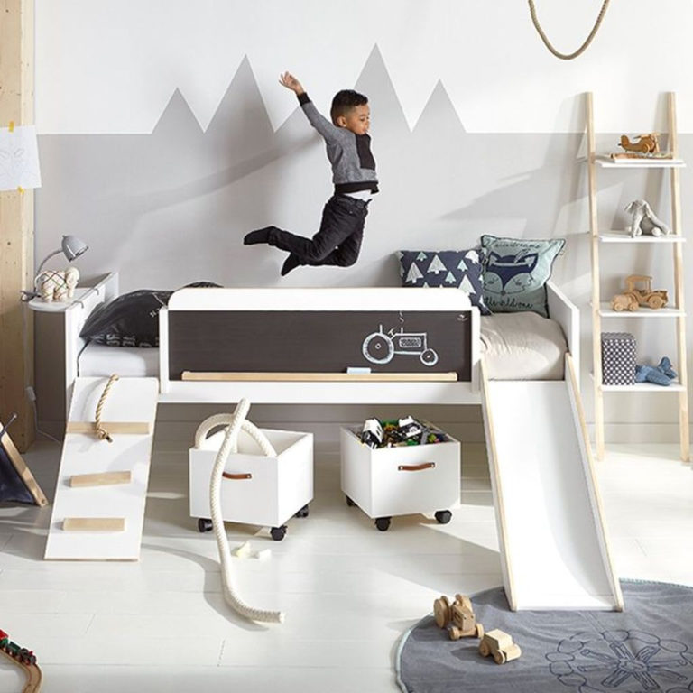 34 Unique Scandinavian Kids Bedroom Design To Make Your Daughter Happy – HOMYSTYLE