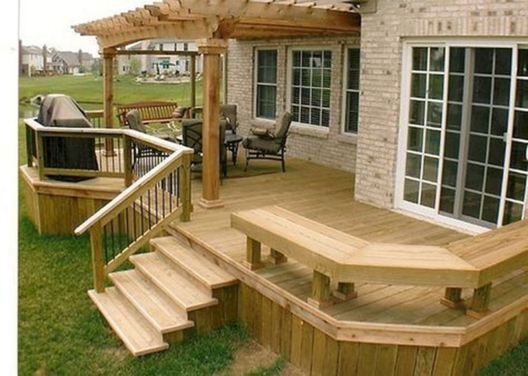 52 Easy DIY Wooden Deck Design For Your Home – HOMYSTYLE