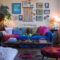 Elegant Bohemian Style Living Room Decoration Ideas 04