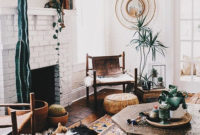 Elegant Bohemian Style Living Room Decoration Ideas 08