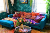 Elegant Bohemian Style Living Room Decoration Ideas 14