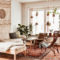 Elegant Bohemian Style Living Room Decoration Ideas 20