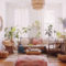 Elegant Bohemian Style Living Room Decoration Ideas 22