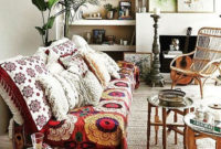 Elegant Bohemian Style Living Room Decoration Ideas 23