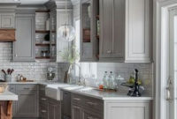 Elegant White Kitchen Cabinets For Your Kitchen 27