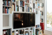 Stylish Bookshelves Design Ideas For Your Living Room 43