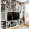 Stylish Bookshelves Design Ideas For Your Living Room 43