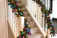 Best Christmas Decorations That Turn Your Staircase Into A Fairy Tale 16
