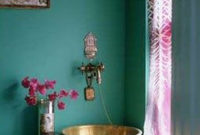 Brilliant Bohemian Style Ideas For Bathroom 24