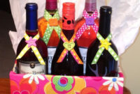 Stylish DIY Wine Gift Baskets Ideas 10