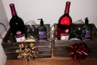Stylish DIY Wine Gift Baskets Ideas 14