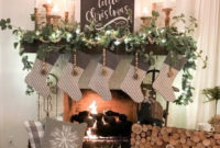 Awesome Fireplace Christmas Decoration To Makes Your Home Keep Warm 15