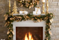 Awesome Fireplace Christmas Decoration To Makes Your Home Keep Warm 20