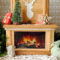 Awesome Fireplace Christmas Decoration To Makes Your Home Keep Warm 41