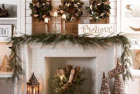 Awesome Fireplace Christmas Decoration To Makes Your Home Keep Warm 53