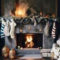 Awesome Fireplace Christmas Decoration To Makes Your Home Keep Warm 59