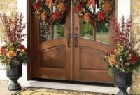 Creative Thanksgiving Front Door Decoration Ideas 55