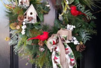 Easy DIY Outdoor Winter Wreath For Your Door 02