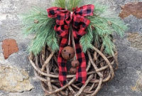 Easy DIY Outdoor Winter Wreath For Your Door 07