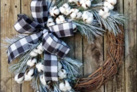 Easy DIY Outdoor Winter Wreath For Your Door 11