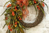 Easy DIY Outdoor Winter Wreath For Your Door 19