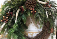 Easy DIY Outdoor Winter Wreath For Your Door 39
