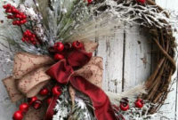 Easy DIY Outdoor Winter Wreath For Your Door 49