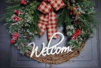 Easy DIY Outdoor Winter Wreath For Your Door 56
