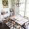 Easy Rustic Farmhouse Dining Room Makeover Ideas 11