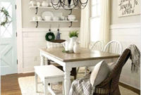 Easy Rustic Farmhouse Dining Room Makeover Ideas 15