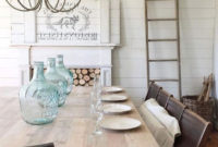 Easy Rustic Farmhouse Dining Room Makeover Ideas 26