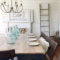 Easy Rustic Farmhouse Dining Room Makeover Ideas 26