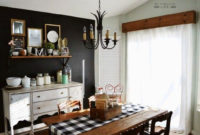 Easy Rustic Farmhouse Dining Room Makeover Ideas 32