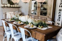 Easy Rustic Farmhouse Dining Room Makeover Ideas 40